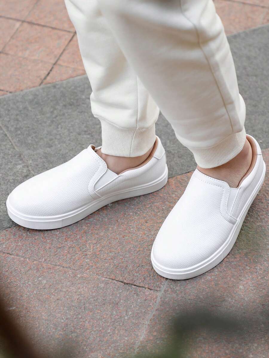STQ Slip On Shoes For Women Comfort Fall Loafers Soft Business Casual Sneakers - 白色的 - 查看 1