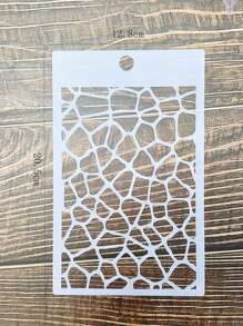 1 plantilla de pintura asimétrica n.º 4 - Blanco - Ver 6