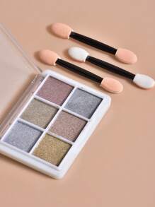 1盒美甲闪粉和3支美甲刷 DIY美甲饰品 美甲宝石 美甲用品 - 彩色 - 查看 6