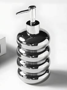 1 件浴室陶瓷皂液瓶,包括沐浴露瓶、洗髮精瓶、按壓瓶和泡沫瓶