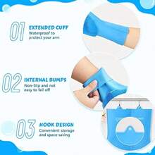 Pet Grooming Cleaning Gloves Dog Cat Bathing Shampoo Glove Scrubber Magic Dishwashing Cleanner Sponge Silicon Hair Removal Glove Magic Silicone Body Pet Bathing Gloves For Animal Perfect Bathe Shampoo Dog &Cat Brush Gloves - Blue - View 8