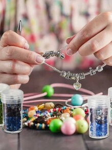 10/20pcs Clear Anti-Oxidation Jewelry Storage Box Portable Dust-Proof Accessories Organizer, Gift For Valentine's Day Clear Jewelry Box, Mini Clear Jewelry Storage Box Multi-Functional Portable Organizing Box Earrings Nail Charms Organizer Necklace - Clear - View 7