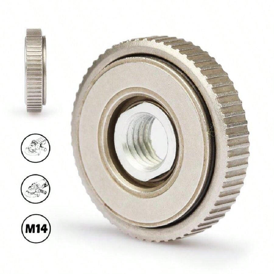 Angle Grinder Quick Release Nut, M14 Angle Grinder Locking Nut, Quick