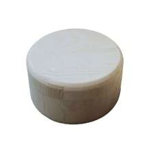 Round Wooden Storage Boxes Ring Box Vintage decorative Natural Craft Jewelry box Case Wedding Accessories - Beige - View 8