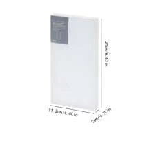1pc Large Capacity Plastic Photo Album - White - View 2