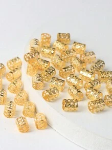 40 件金色梅花风格发环，女士/女孩装扮发饰