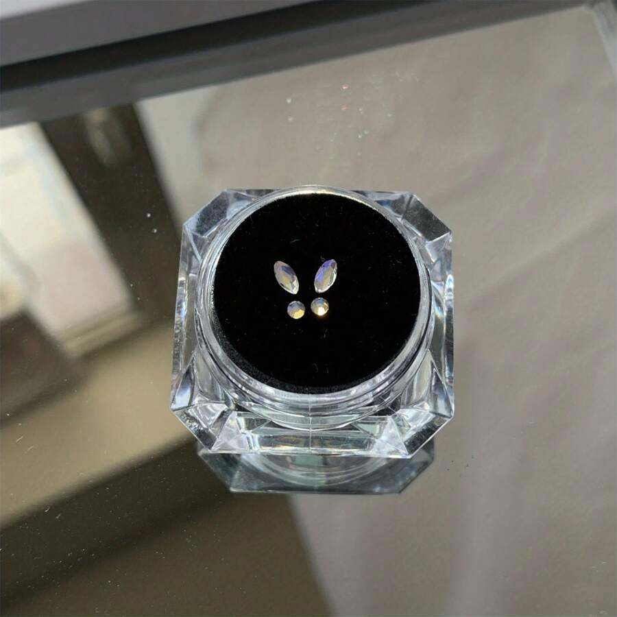 Y2k 水晶牙鑽時尚可拆式牙齒飾品,牙科水晶首飾牙齒寶石完美適合 Diy、電子音樂節隨時微笑(包裝隨機) - 彩色 - 查看 1