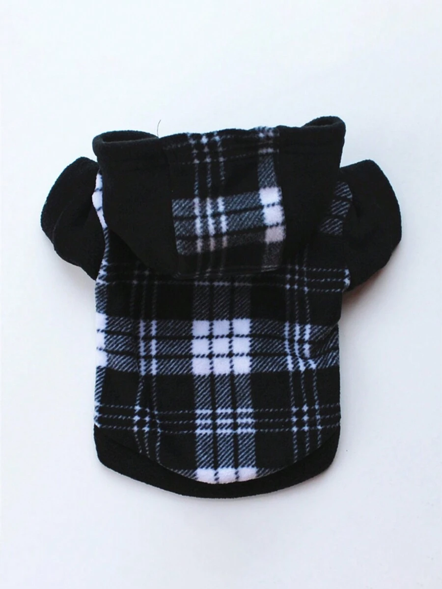 Pet Clothes With Hood, Autumn And Winter, Pet Hoodie For Dogs - Black - View 1