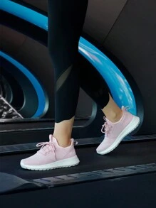 STQ Tennis Shoes Womens Slip On Walking Sneakers With Arch Support - MÀU HỒNG NHẠT - Xem 5