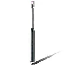 1支廚房煤氣爐長点火器,天然氣,可充電電子點火器,金屬軟管,家用弧形打火機工具