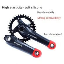 1 para Silikon Rower Korba Ramię Ochraniacz Pokrywa Góra Rower szosowy Uniwersalny Ochronny Akcesoria kolarskie - Wielokolorowe - Zobacz 3