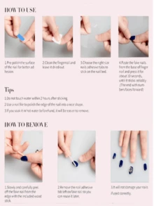 浪漫 10 件美甲師手工按壓指甲假指甲冬季秋季藍色銀色短 3d 立體裝飾萬聖節聖誕節 Geo 星星閃光公制水鑽裝飾貓眼適合女性和女孩 Y2k 派對婚禮 - 藍色 - 查看 5