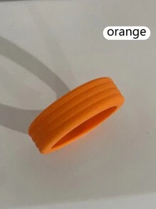 4pcs(orange) Luggage Case Wheels Protective Covers With Shockproof Vibration Reduction Function & Silent Design - Orange - View 8