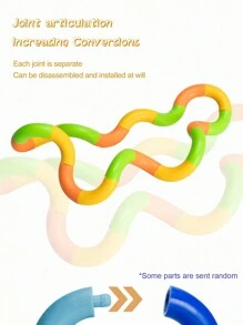 1 件裝多色感官減壓玩具,適合青少年、成人、亞斯伯格症患者,採用柔軟、扭曲設計;非常適合聖誕節、萬聖節、感恩節禮物;顏色隨機出貨 - 彩色 - 查看 4