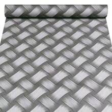 灰色紋理壁紙自粘式草布壁紙裝飾卧室客廳櫥櫃可拆卸式乙烯基薄膜易於貼牆改革,架子櫥櫃專用