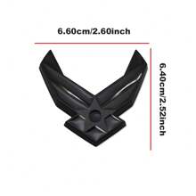 1入黑色車用3d標誌貼紙,美國空軍翅膀車廂標章車身貼紙,適用於尾門/前格柵/引擎蓋/車尾/摩托車/suv/卡車替換的汽車配件 - 黑色 - 查看 2