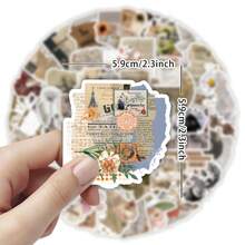 50 Piezas Pegatinas De Diario Roto - Multicolor - Ver 5