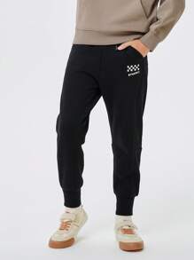 Balabala Quần chạy bộ có đệm cho bé trai tuổi mới lớn - màu đen - Xem 1