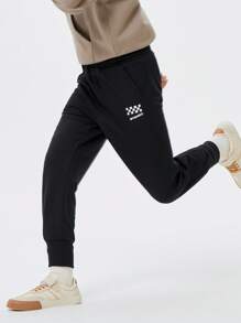 Balabala Quần chạy bộ có đệm cho bé trai tuổi mới lớn - màu đen - Xem 3