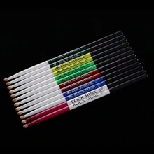 五色繽紛鼓槌 - 五色 - 彩繪鼓棒-五彩繽紛粉 - 查看 2