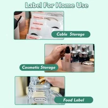 Máy tạo nhãn Phomemo 1 cái Q30S với 1 cuộn 12x40mm, Nhãn dán nhãn nhiệt màu trắng 0,47 "X 1,57"- Máy in không dây di động Q30S cỡ tay, Máy tạo nhãn nhiệt không mực với độ phân giải in HD 203dpi, Máy in nhỏ hỗ trợ 6/12/14/15mm , , 0,24"/0,47"/0,55"/0,59" Nhãn nhiệt, Máy tạo nhãn sử dụng trong khi sạc hoặc lắp 4 pin AAA, Máy tạo nhãn thông minh mini tương thích với Ios & Android, Máy dán nhãn dễ sử dụng cho gia đình, nhà bếp, hộp thuốc, văn phòng, Trường Học, Cửa Hàng, Tổ Chức, P - màu xanh lá - Xem 7