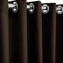 Admirar Blackout Curtains & Shades - Rust Brown - View 1