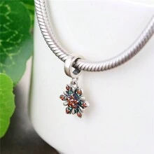 LOVANS 1入組925純銀立體公主頸鍊,適用於女性手鍊、頸鍊、diy珠寶配件,適合日常佩戴