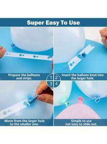 2/4/8 stuks ballonboogstripset voor slinger, 65,5 voet ballontapestrip voor feest, bruiloft, verjaardag, afstuderen, decoratie, kerstversiering, kerst