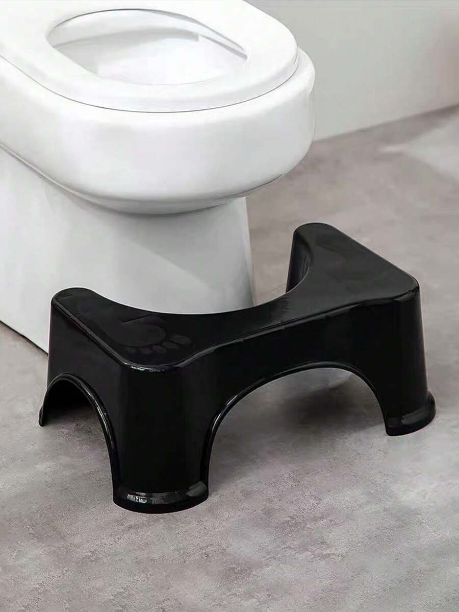 1pc Toilet Stool With Footrest For Bathroom, Home Use
