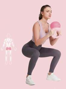 1個小啞鈴軟壺鈴家用女士健身器材健身運動男士用品深蹲臂肌肉舉重壺