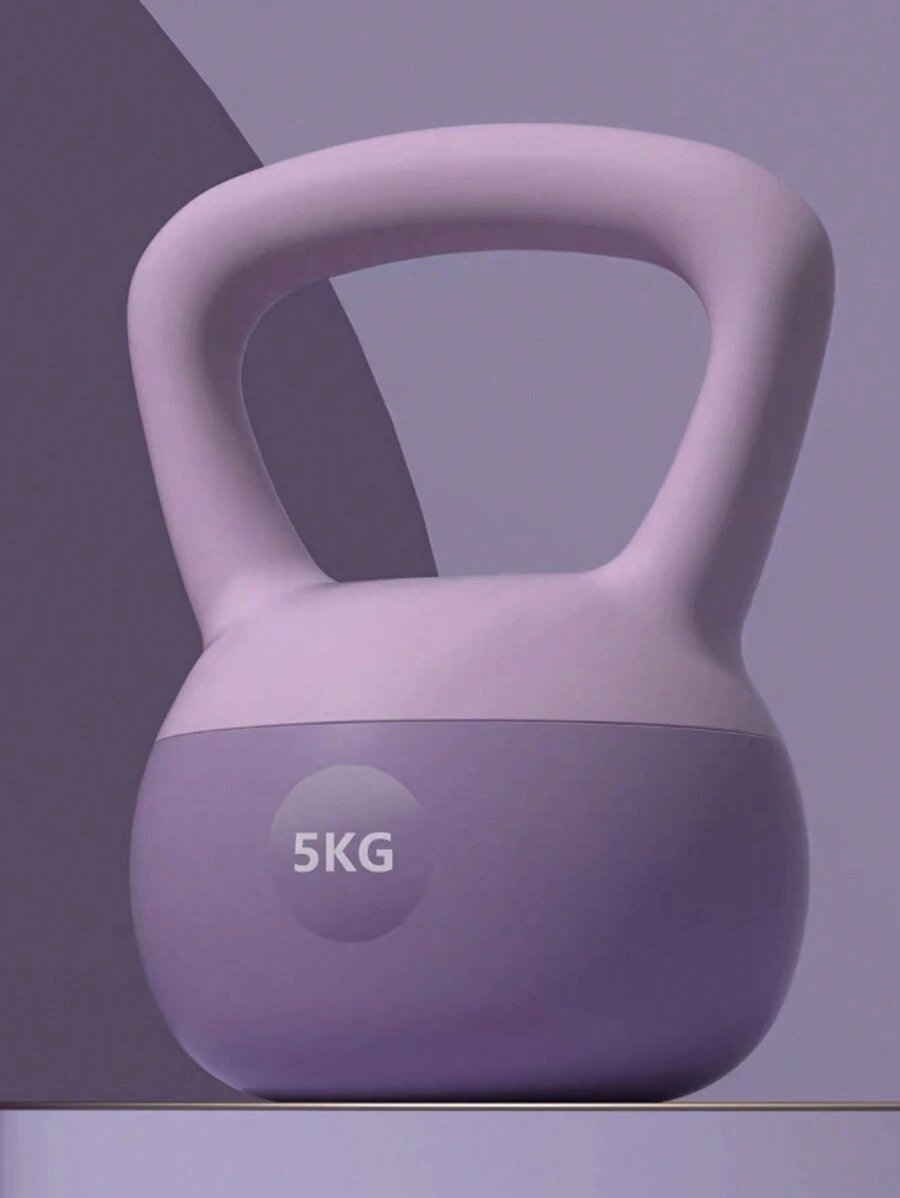 1個小啞鈴軟壺鈴家用女士健身器材健身運動男士用品深蹲臂肌肉舉重壺