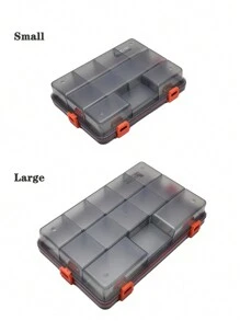 釣魚工具箱,大容量釣具工具收納盒,釣魚針、魚餌盒,鯉魚釣具用品 - 亮橙色 - 查看 5