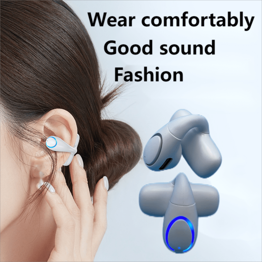 Single Haeadphone Style Wireless Earbuds With Long Battery Life
