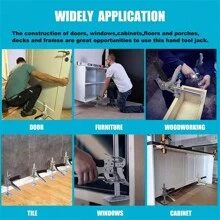 1pc Cabinet Lifter Jack For Easy Moving And Lifting, Adjustable Tile Height Lifter For Laying Floor & Wall Tiles - Silver - View 12