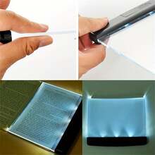 1 Pieza Lámpara De Lectura Led Con Protección Ocular - ¡perfecta Para La Lectura Nocturna E Iluminación Creativa! - Negro - Ver 6