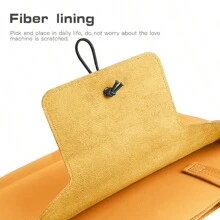 11 , 13 , 13,3 , 14 , 15 , 15.6 , 16 , 16.5inch Vỏ máy tính xách tay Da Loại vỏ , Máy tính xách tay & Viên thuốc Cặp Đối với , Chần Văn phòng Vỏ máy tính xách tay Máy tính Sách Túi đeo vai Đối với Làm Việc  Làm việc Du lịch , Quyển sổ PC Bao đựng máy tính xách tay - Màu vàng - Xem 3