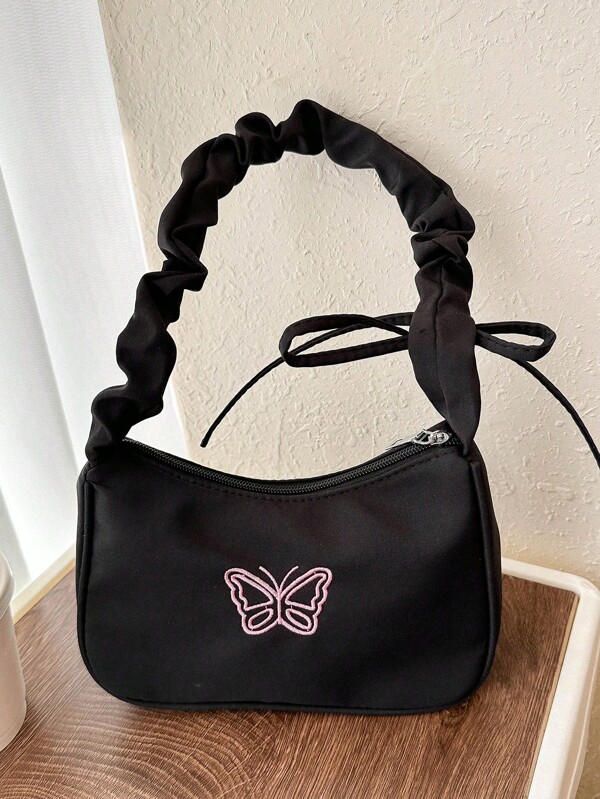 Unique Underarm Bag, New Pleated Shoulder Messenger Bag, Fashion Handbag For Summer