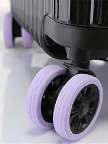 8 件/套行李箱輪罩,辦公輪椅輪罩,便攜式行李箱輪保護罩彩色矽膠行李輪罩行李萬向輪輪罩,降噪輪罩辦公椅,旅行配件,隨身行李箱輪罩適用於大多數輪子行李箱行李輪適合假期的保護器