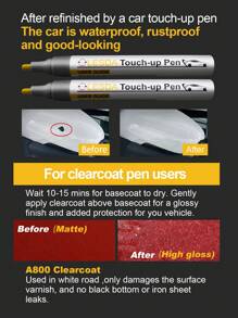 Touch Up Paint For MG Cars(White), Automotive Touch Up Paint Pen, Two-In-One Scratch Remover For Deep Scratches, Special-Purpose Repair Paint Pen Universal Color Optional For Cars - White - View 5