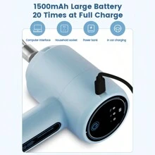 家用小型無線電動打蛋器,全自動打蛋器,奶油攪拌機,usb 充電 304 不鏽鋼手持式雙打蛋器 - 天藍色 - 查看 7