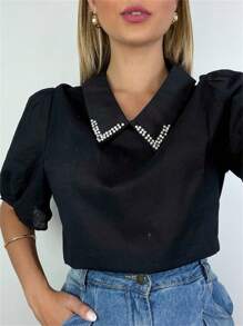 Women Tops - Black - View 1