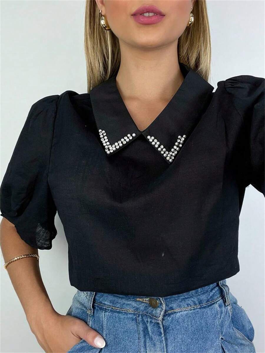 Women Tops - Black - View 1
