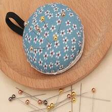 100pcs Colored Stainless Steel Garment Sewing Pins With Pearl Head, 3d Cutting, Handcraft Positioning, Secure Fastening, Packed In Box - Silver - View 4