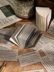 100pcs Vintage English Poem Scrapbooking Material For Poem Diary Collage - Multicolor - View 5