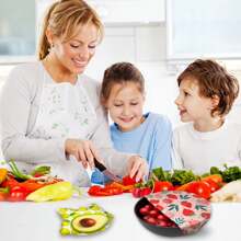 Papel De Envoltura De Cera De Abejas Reutilizable, 9 Juegos De Envolturas De Cera De Abejas Para Conservación De Alimentos - Multicolor - Ver 6