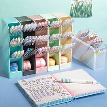1 Pieza Organizador De Escritorio Multifuncional, Simple Y Durable Con Varias Opciones De Color - Negro - Ver 3
