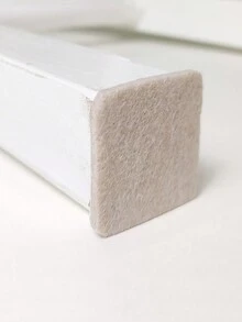 家具腳用加厚自粘式毛氈墊,防滑降噪椅子桌子腳踢腳,家庭辦公室地板保護墊 - 米色 - 查看 4