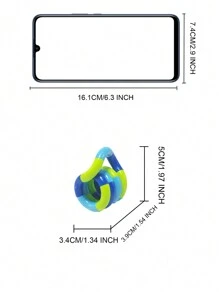 1 件裝多色感官減壓玩具,適合青少年、成人、亞斯伯格症患者,採用柔軟、扭曲設計;非常適合聖誕節、萬聖節、感恩節禮物;顏色隨機出貨 - 彩色 - 查看 2