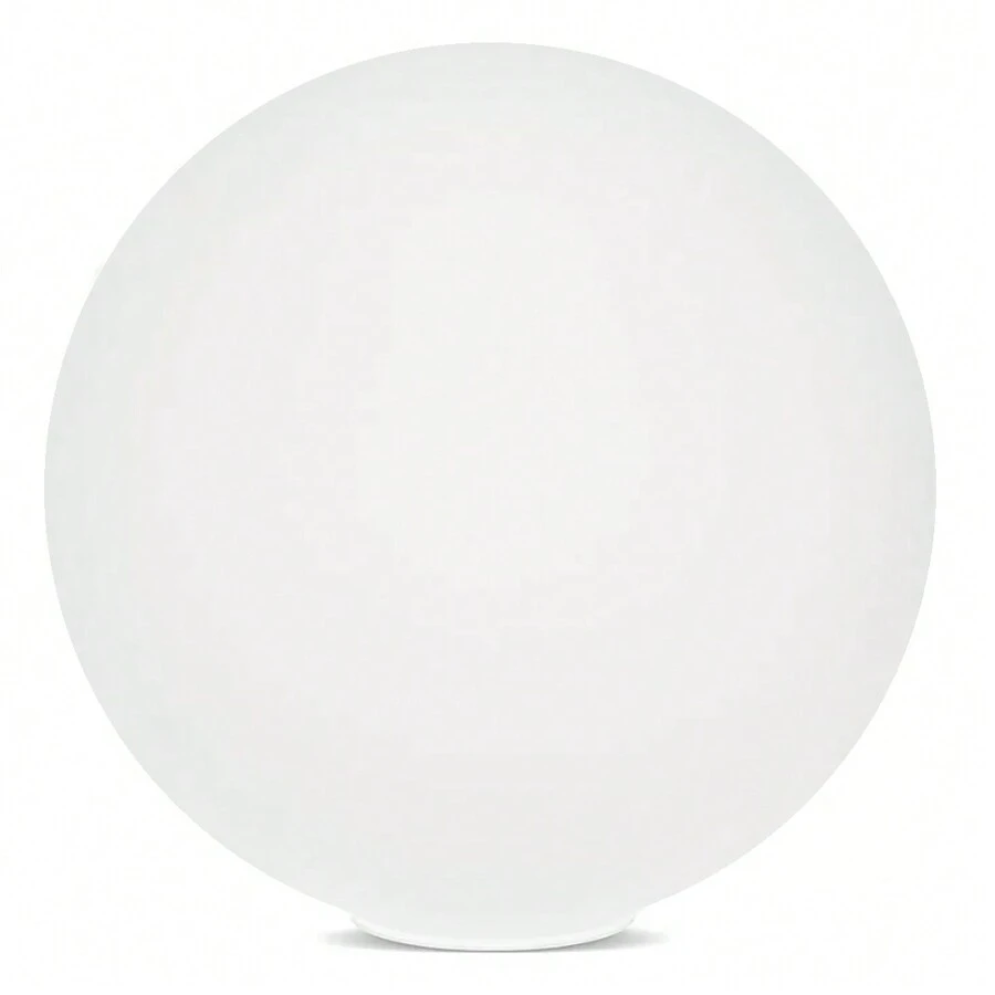 Globo Lustre Bolinha Em Vidro Leitoso Orby 12x12 cm - Branco - Visão 1