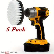 5pcs 4-Inch Black Electric Drill Brush - White - View 2
